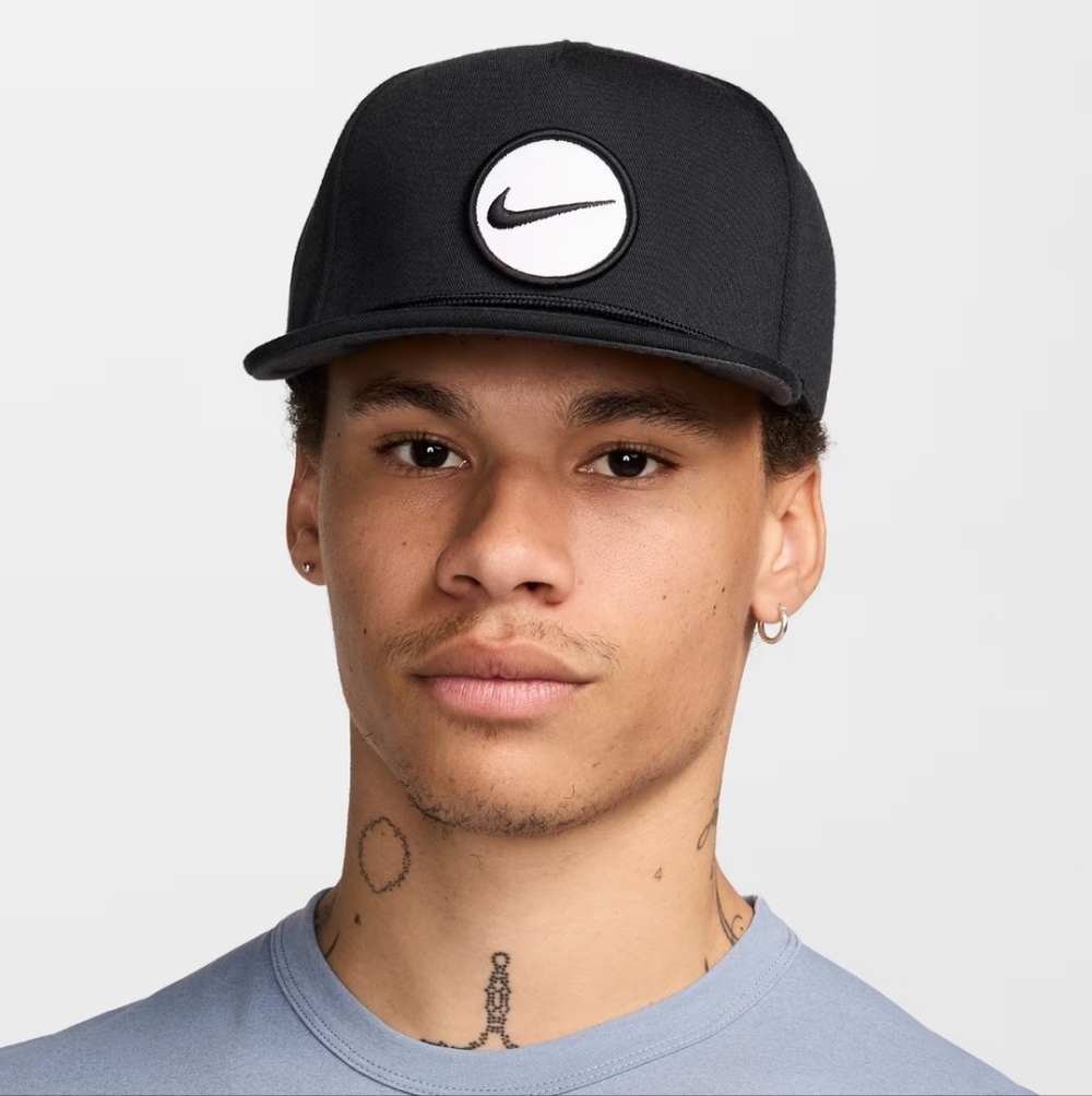 NWT Nike Men's Retro Pro Performance Snapback Hat Size S/M (Black) HF7482-010